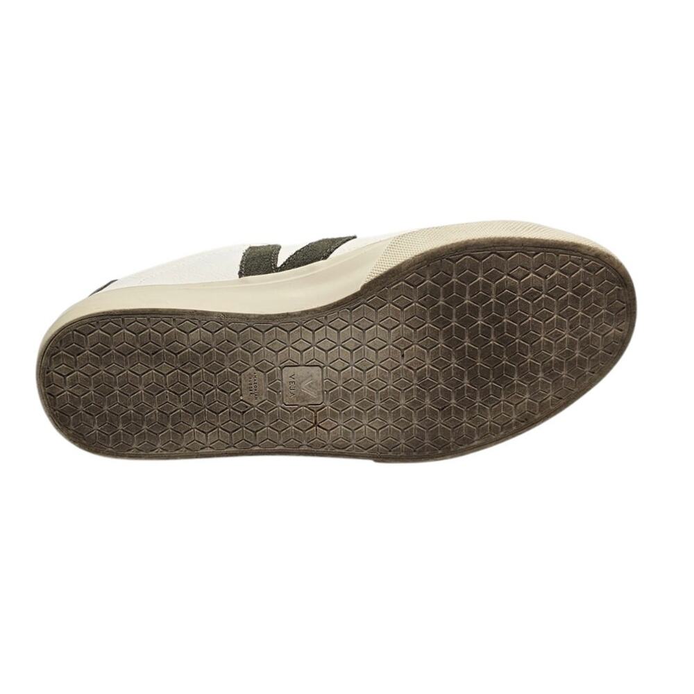 VEJA T2 White & Olive Green Leather Low Top Lace Up Sneakers Size 9 - Picture 9 of 10